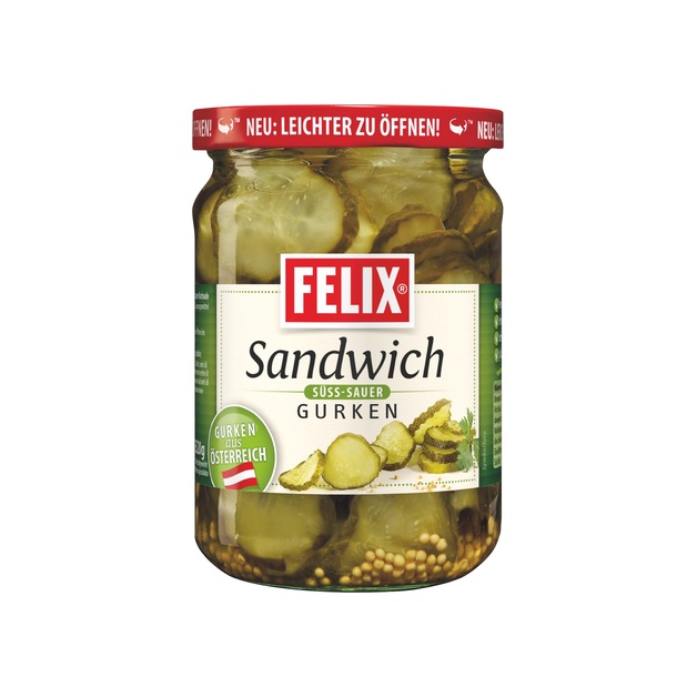 Felix Sandwichgurken classic 580 ml