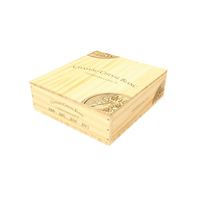 Chateau Cheval Blanc Collection Box 2000/2005/2010/2015 Bordeaux 4 x 0,75l
