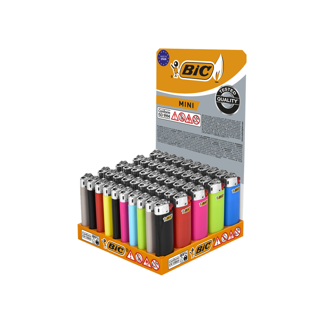 Feuerzeug Bic-Mini assortiert 50Stk