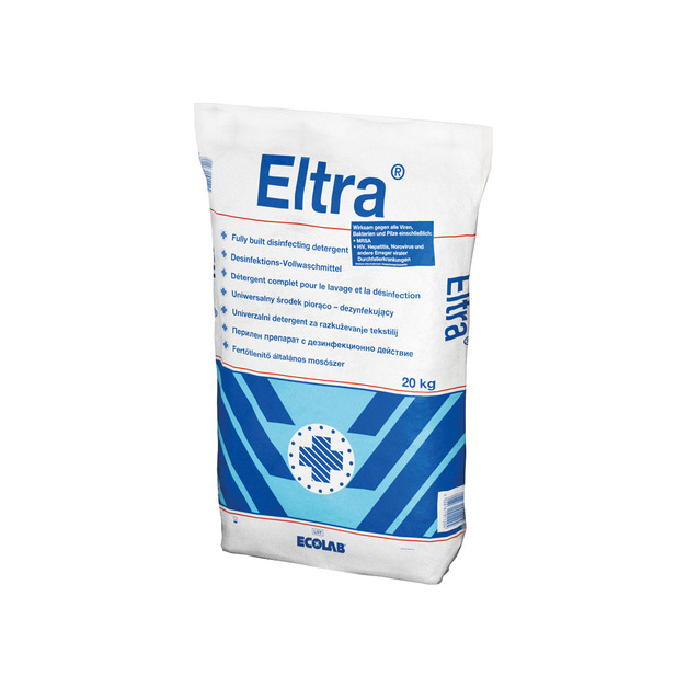 Eltra Desinfektionswaschmittel Pulverförmiges Vollwaschmittel, desinfizierend ab 60 °C 20 kg