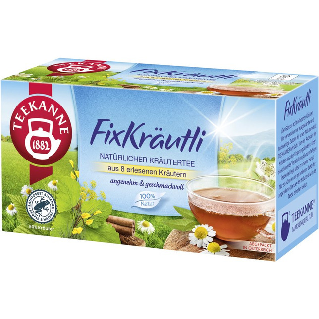 Teekanne Fixkräutli 20er
