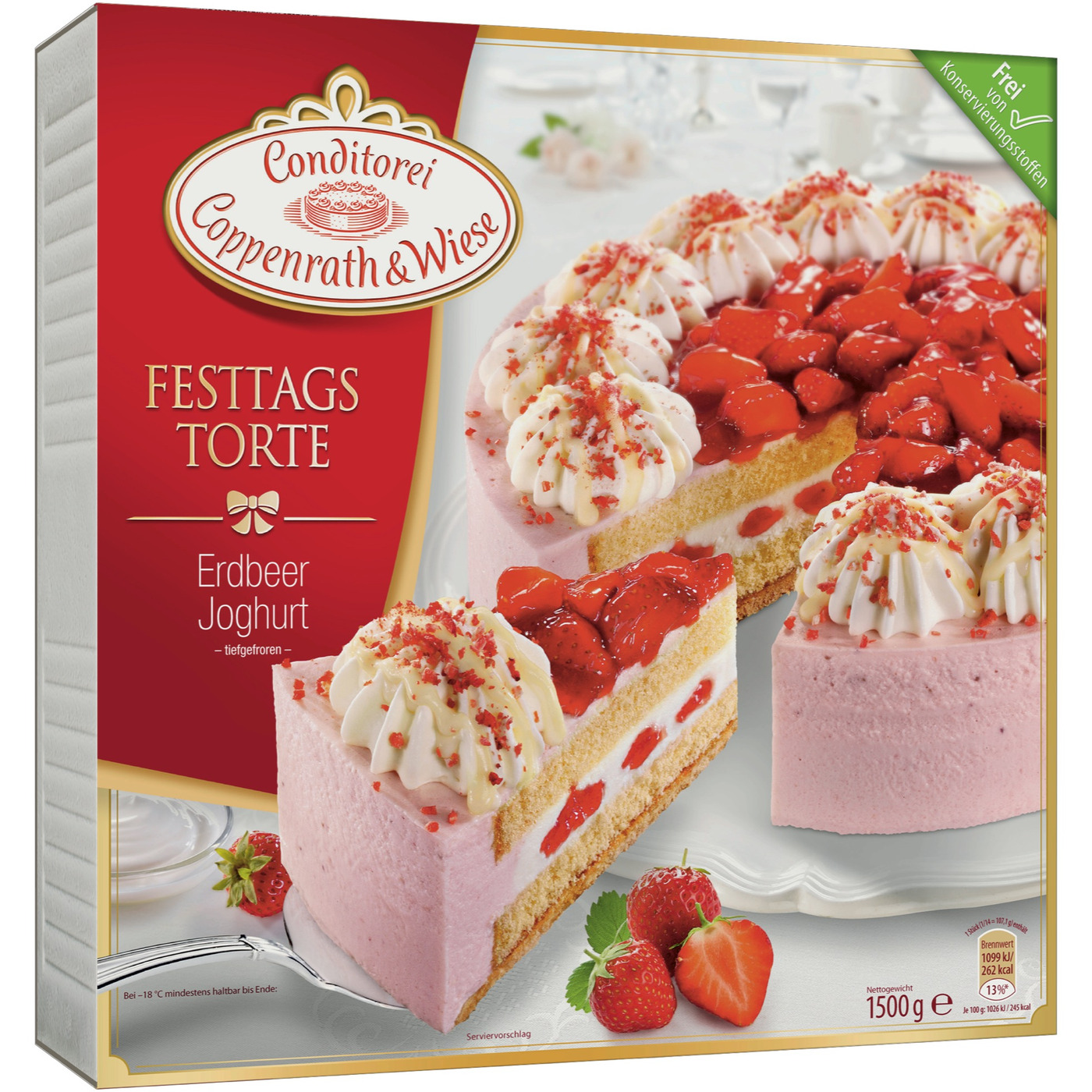 Transgourmet Österreich - Coppenrath &amp; Wiese Erdbeer Joghurt Torte ...