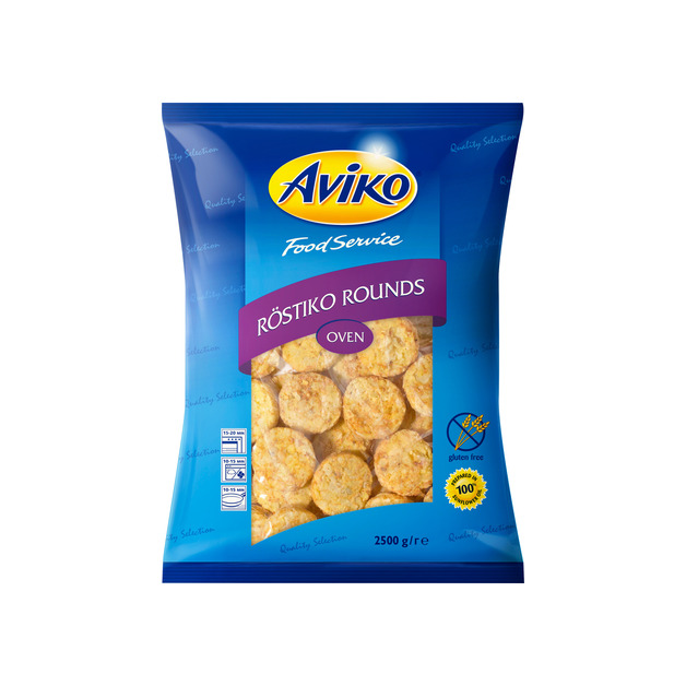 Transgourmet Österreich - Aviko Röstiko Rounds tiefgekühlt 2,5 kg