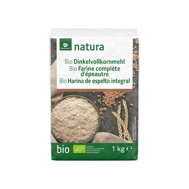 Transgourmet Österreich - Natura Bio Dinkelvollkornmehl 1 kg