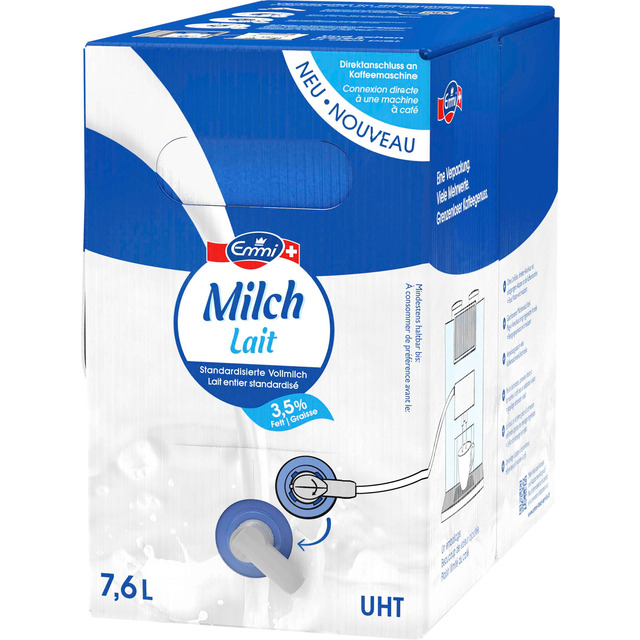 H&R Gastro - Milch Vollmilch UHT Box 7,6lt
