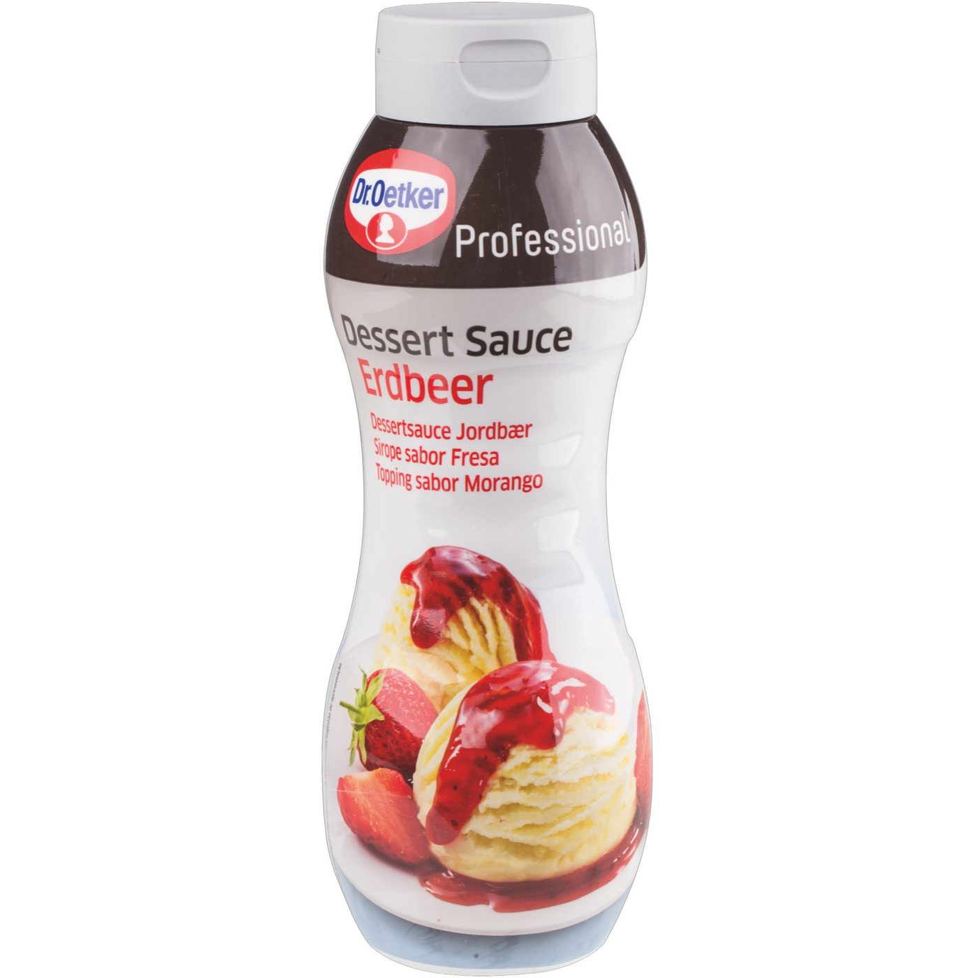 Transgourmet Österreich Dr. Oetker Dessert Sauce Erdbeer 1 kg