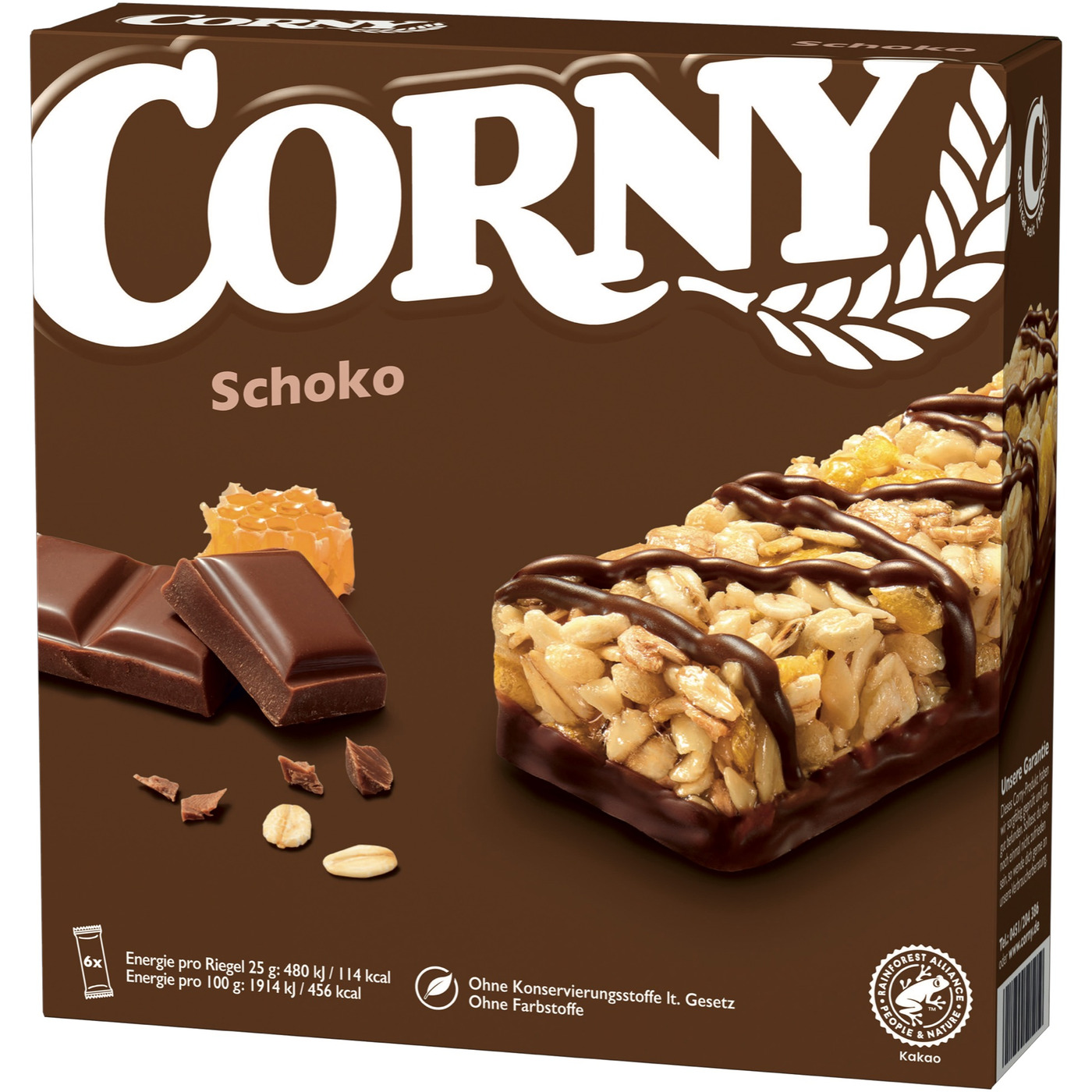 Transgourmet Österreich - Corny Riegel Schoko 6 x 25 g