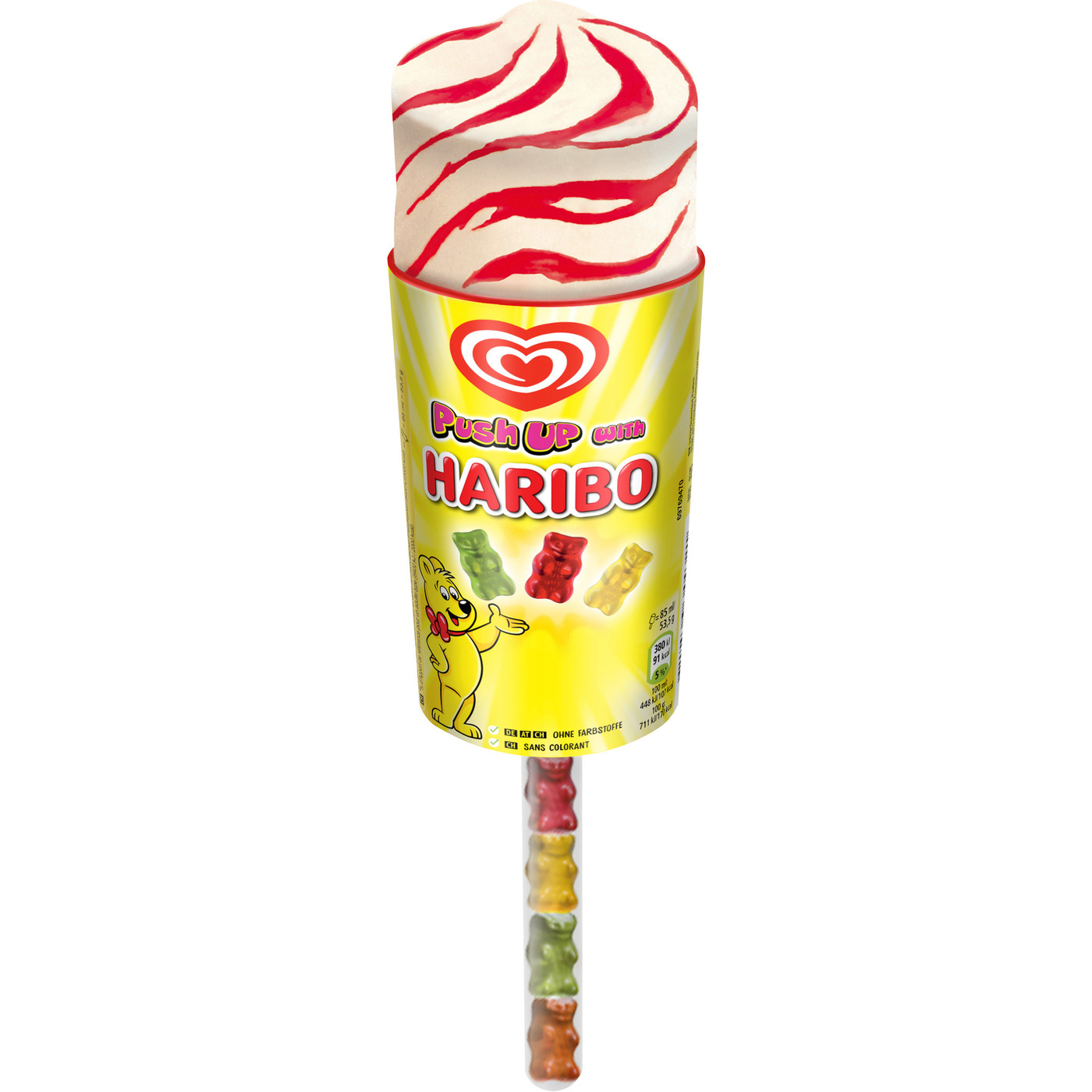 Transgourmet Österreich - Eskimo Haribo Push up tiefgekühlt 85 ml