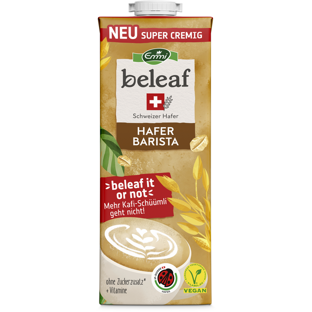 H&R Gastro - Haferdrink Barista CH UHT vegan Beleaf 1lt