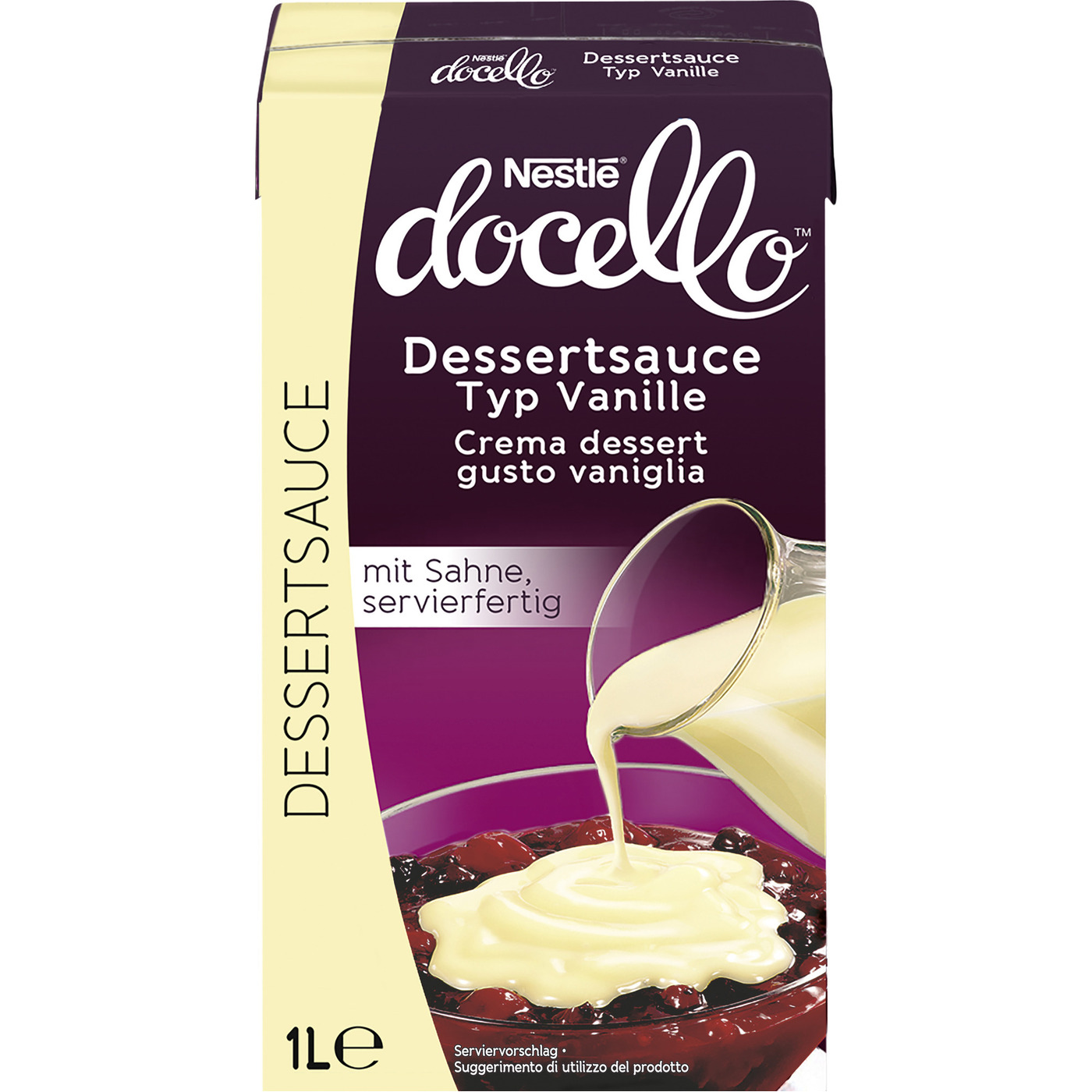 Transgourmet Österreich - NESTLE Docello Dessertsauce Typ Vanille 1 l