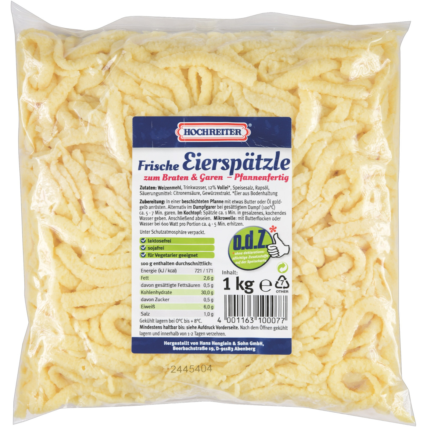Fertige Eierspätzle Kochen