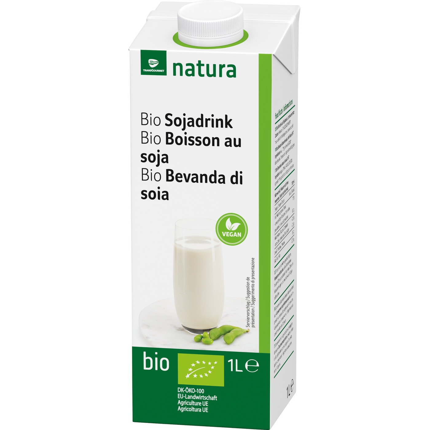 Transgourmet Österreich - Natura Bio Sojadrink ungesüßt 1 l