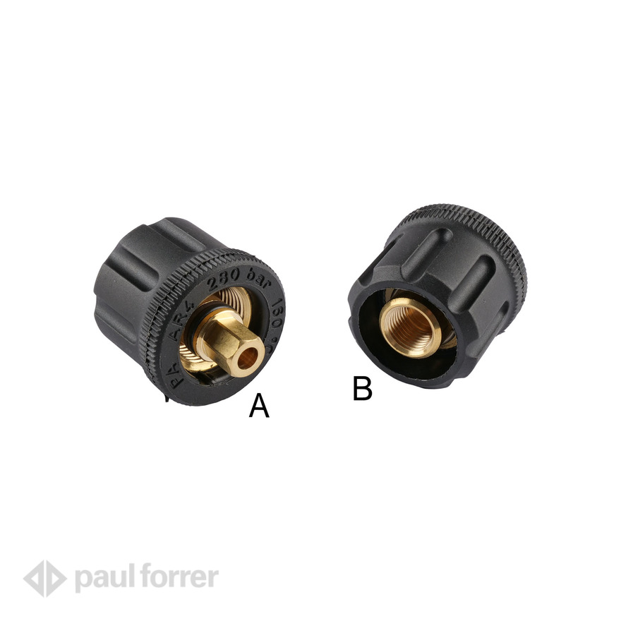 Paul Forrer AG - Handverschraubung M22x1.5, Ø 14 mm Sechskant - IG / IG BSP