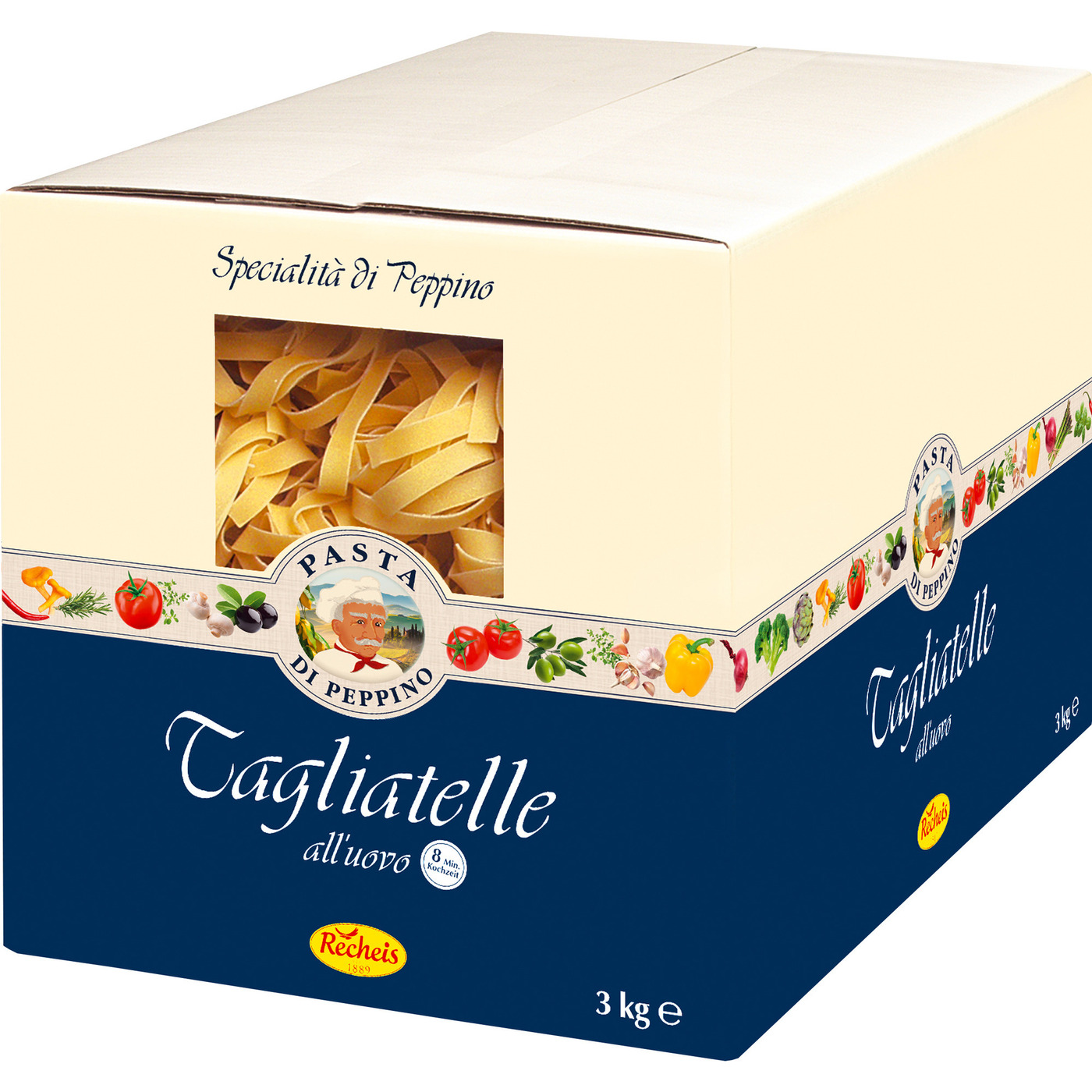 Transgourmet Österreich Pasta di Peppino all'uovo Nester Tagliatelle 3 kg