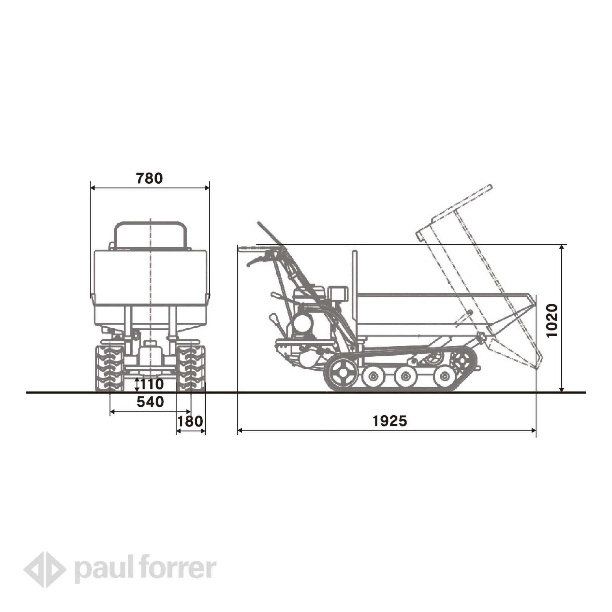 Paul Forrer AG - Canycom Raupentransporter BFP602-MBDP