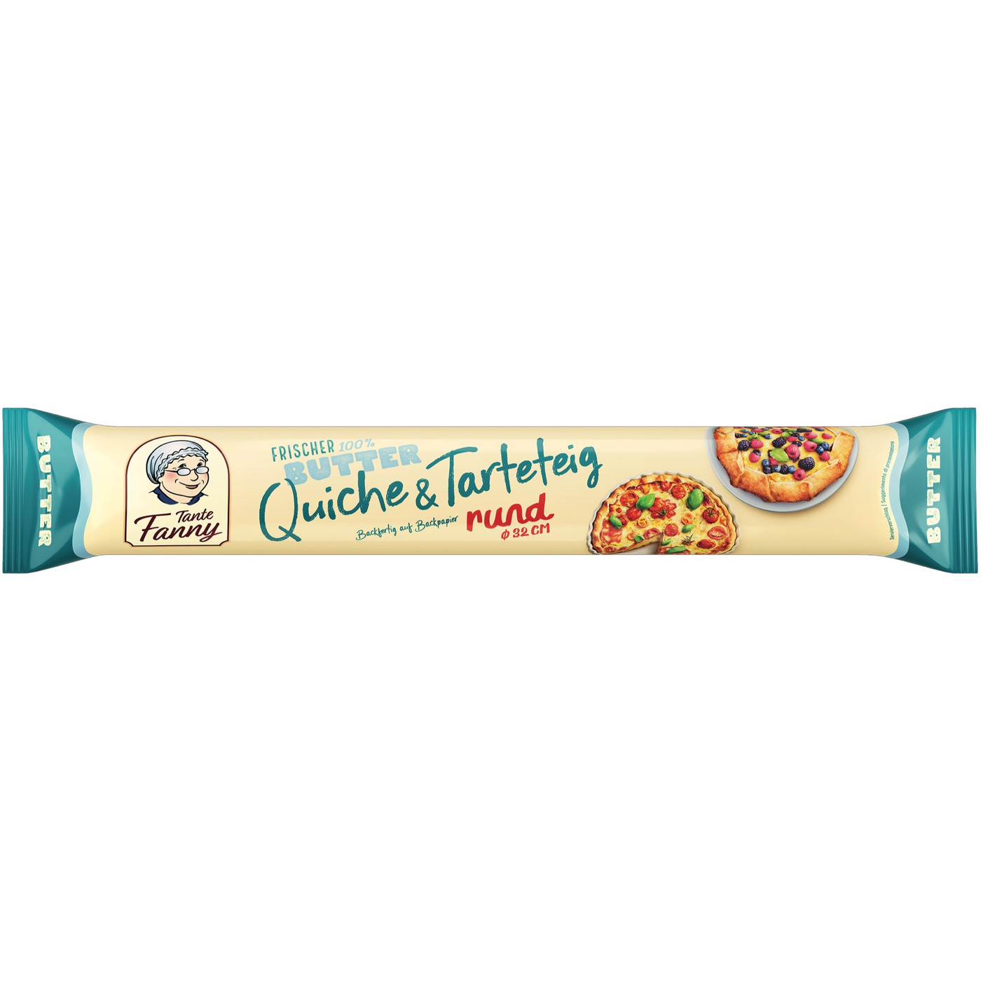 Transgourmet Österreich - Tante Fanny Butter Quicheteig rund frisch 280 g