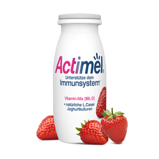 Actimel Strawberry Yogurt Drink 24x100 ML
