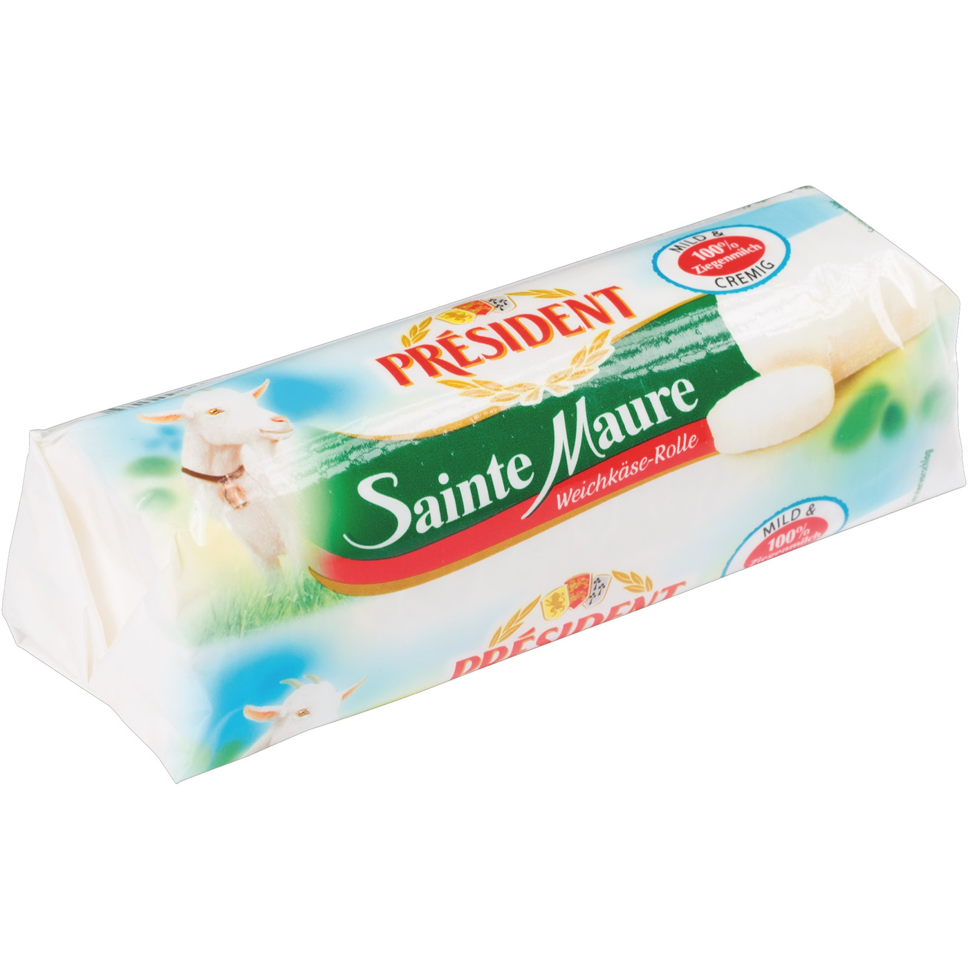 Transgourmet Österreich Président Sainte Maure Ziegenrolle 200 g