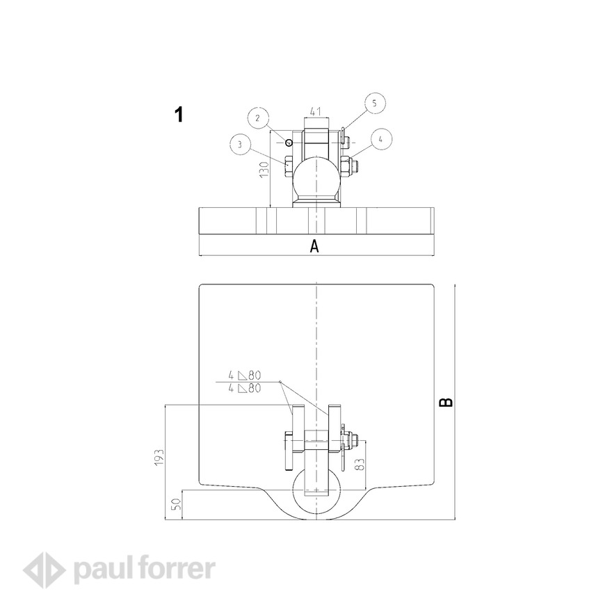 Paul Forrer AG - Tragplatten mit Pitonfix mit zum konfektionieren ...