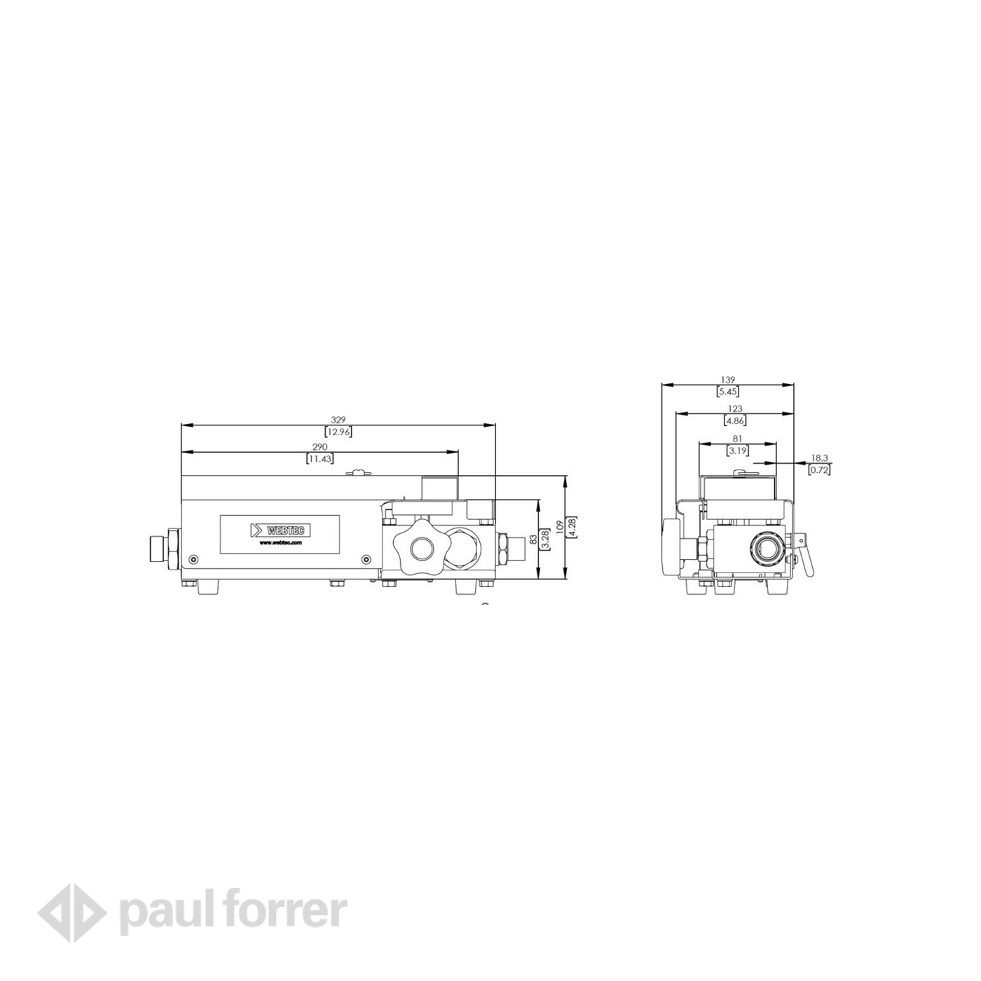 Paul Forrer AG - Reversibles Durchflussmessgerät RFIK 200