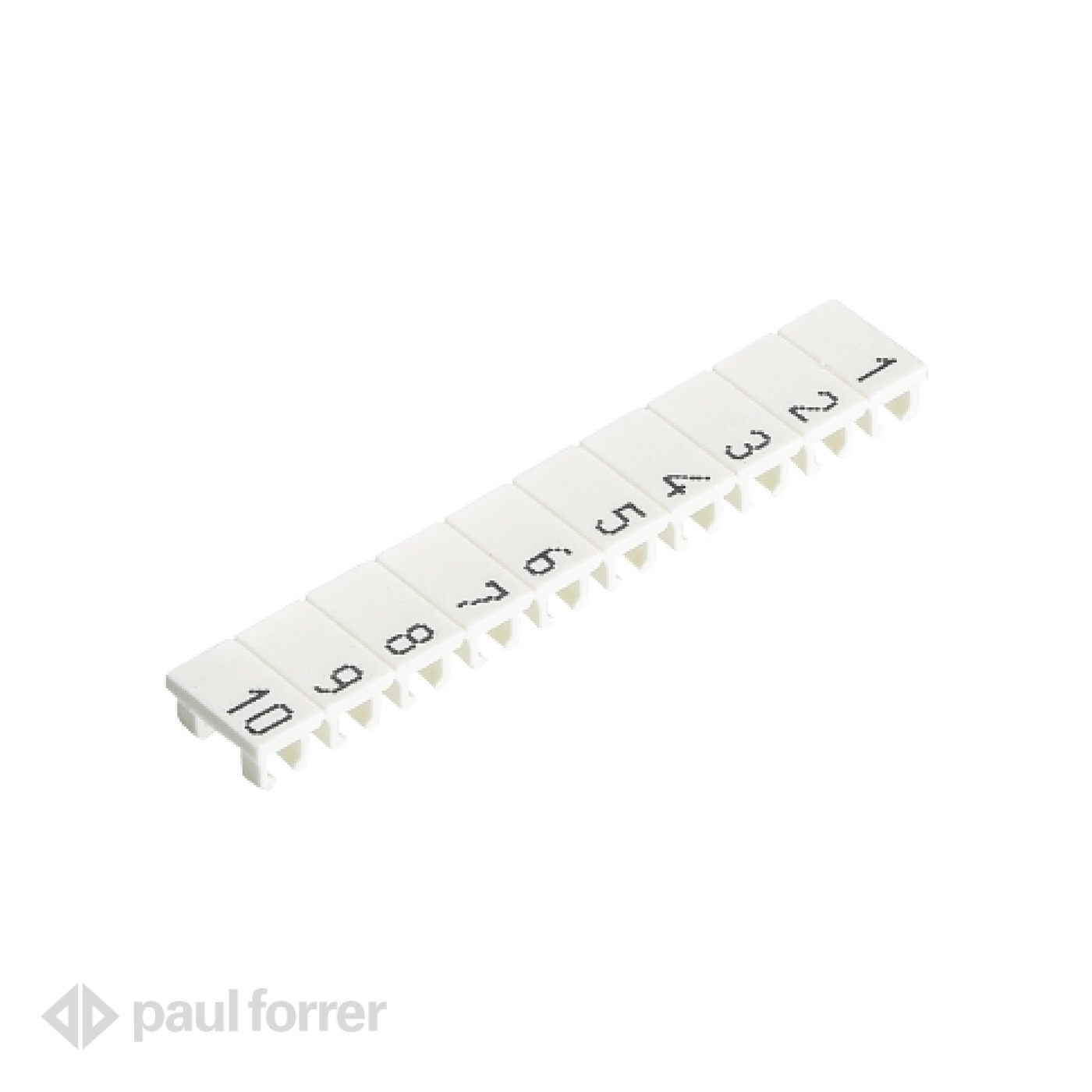 Paul Forrer AG - Bezeichnungsschild TS35