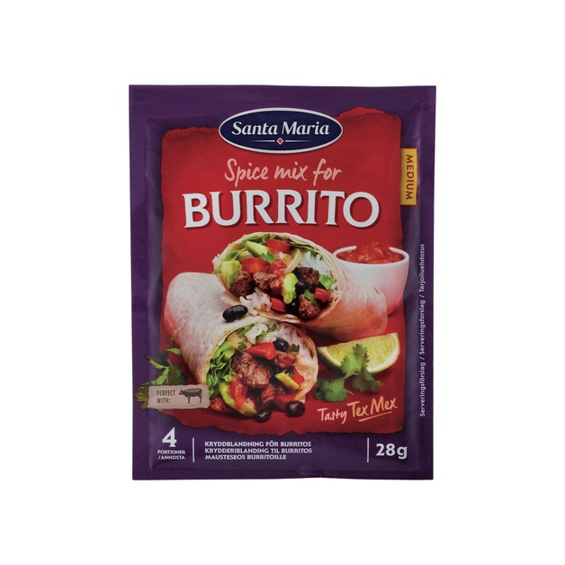 Transgourmet Österreich - Santa Maria Burrito Gewürzmischung 28 g