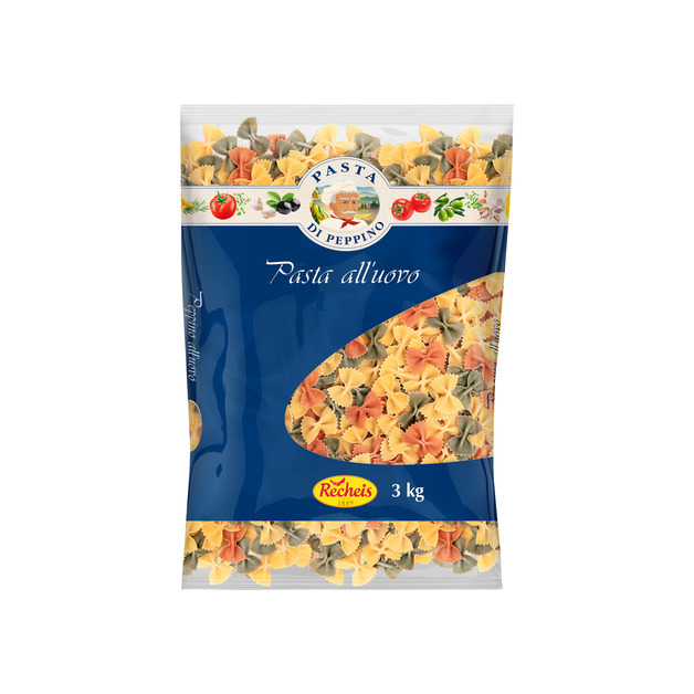 Transgourmet Österreich - Pasta di Peppino all&amp;#39;uovo Tricolore Farfalle 3 kg