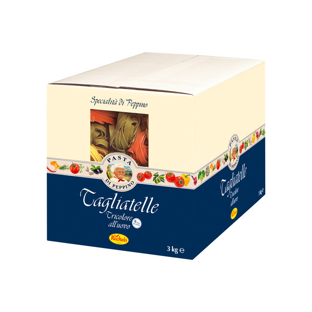 Transgourmet Österreich Pasta di Peppino all'uovo Nester Tagliatelle tricolore 3