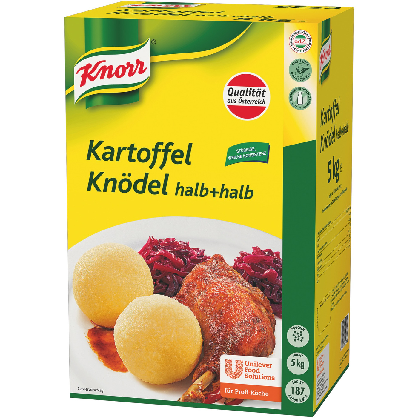 Transgourmet Österreich - Knorr Kartoffel-Knödel halb+halb 5 kg
