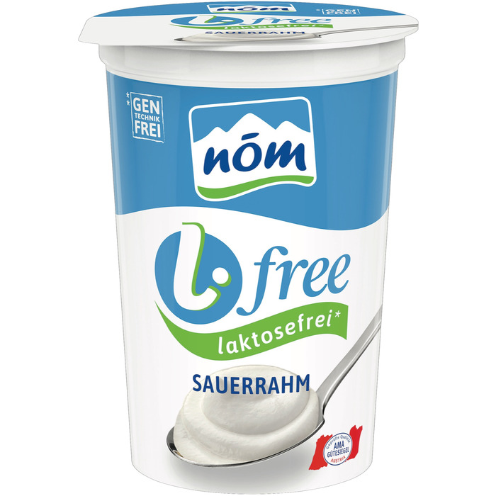 Transgourmet Österreich - nöm l. free Sauerrahm laktosefrei 15% Fett 250 g
