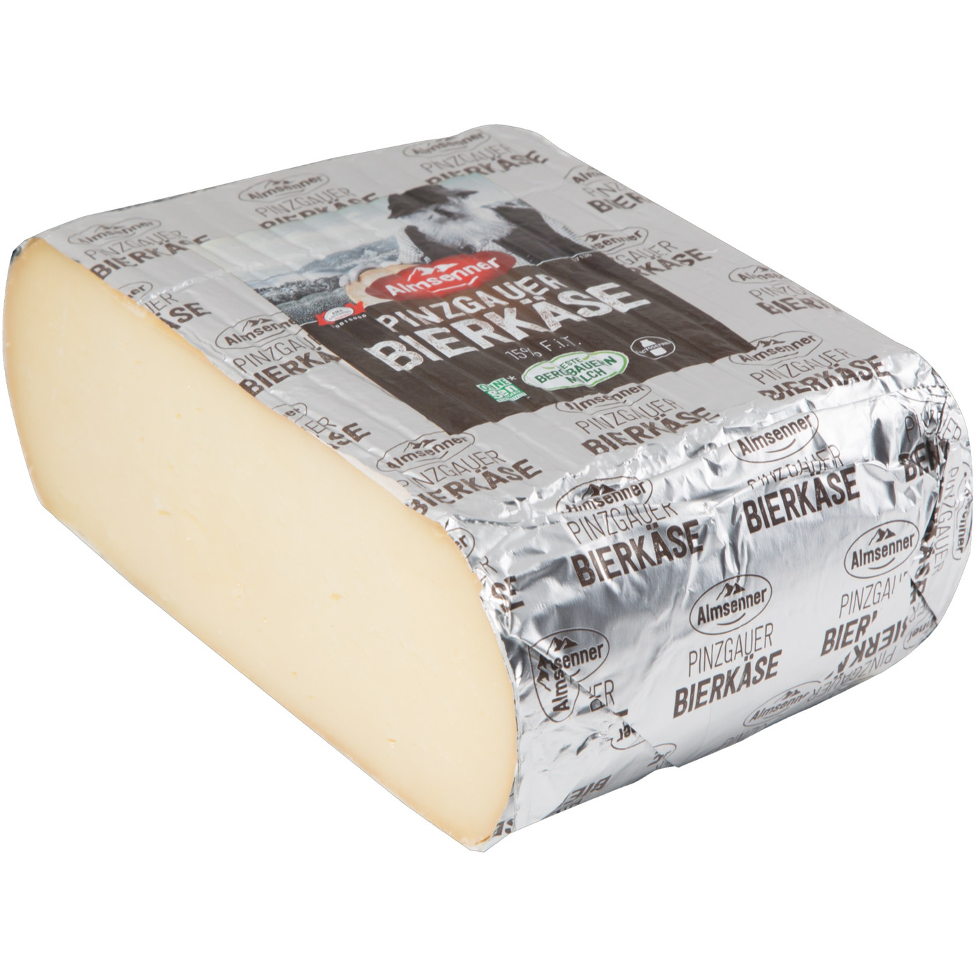 Transgourmet Österreich - Almsenner Pinzgauer Bierkäse 15% Fett i. Tr ...