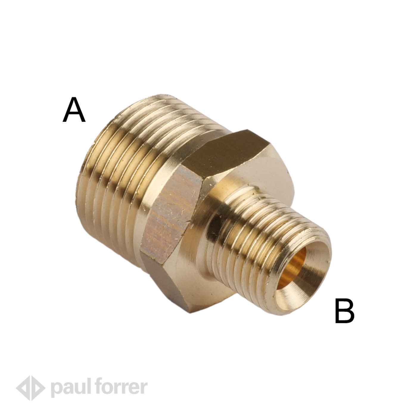 Paul Forrer AG - Raccords M22x1.5, Ø 14 mm - ext. / ext. BSP