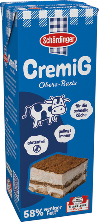 WEDL - BESTELLPORTAL - Schärdinger CremiG 1 kg Obers-Basis | 15 % Fett