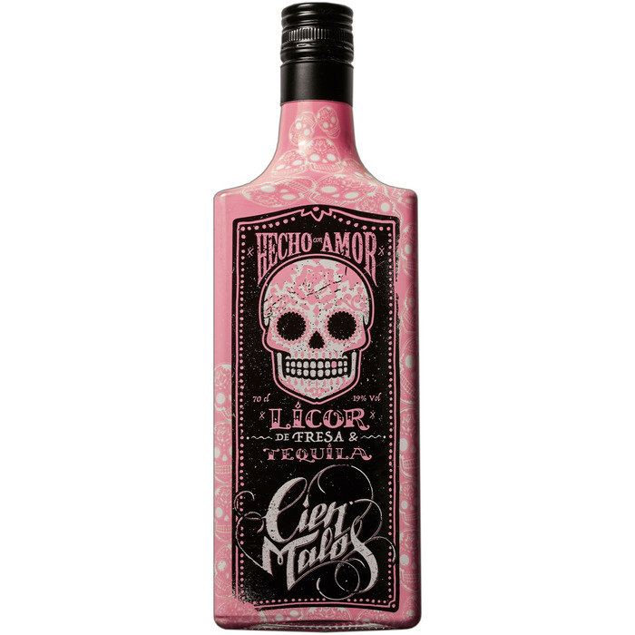 Transgourmet Österreich - Cien Malos Strawberry Tequila aus Mexico 0,7 l
