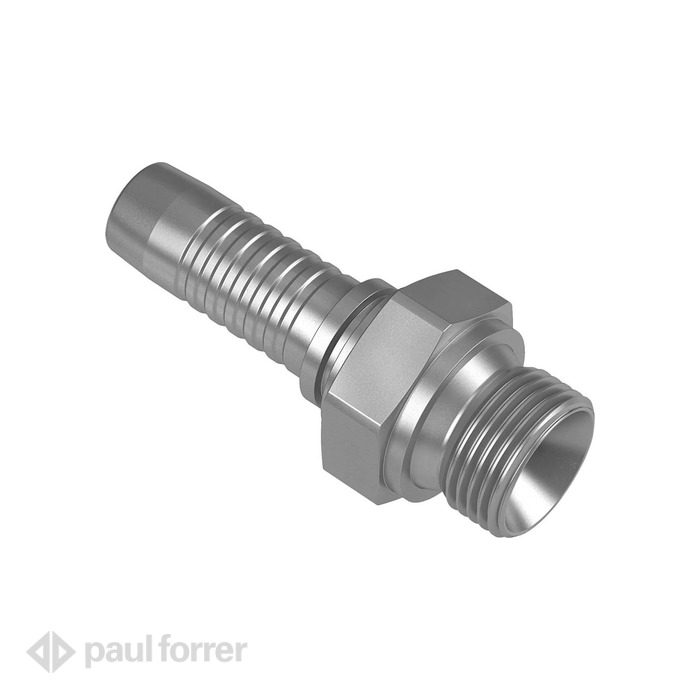 Paul Forrer AG - Stauff Pressnippel Ecovos BSP 60° Dichtkonus - MBSPP