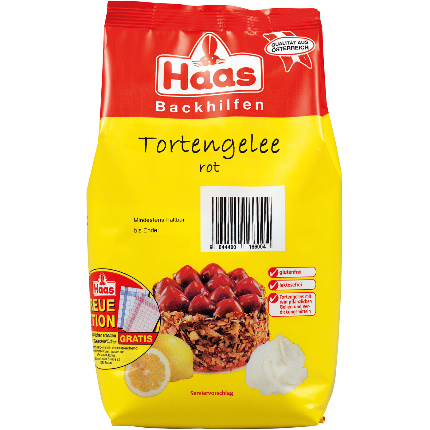 Transgourmet Österreich - Haas Tortengelee Rot 1 kg