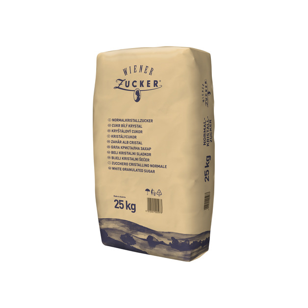 Transgourmet Österreich Wiener Zucker Normalkristallzucker 25 kg