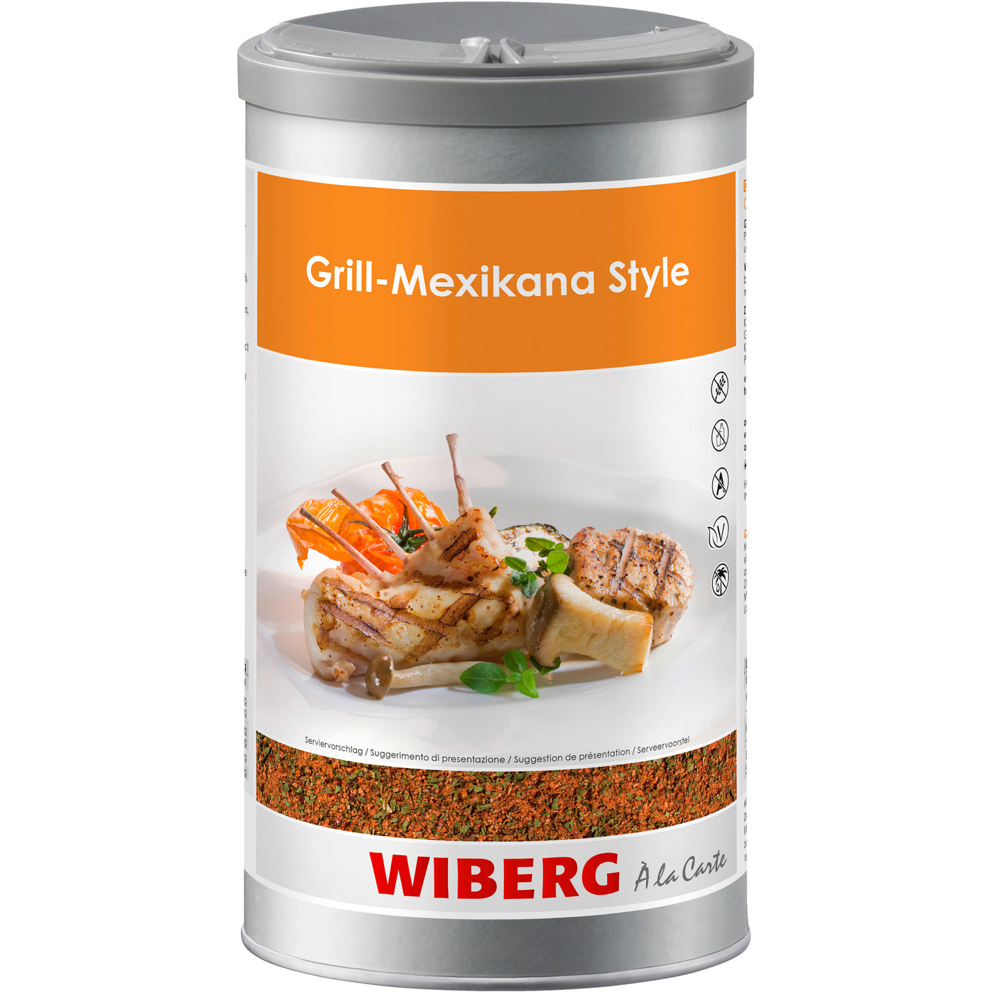 Transgourmet Österreich - Wiberg Grill Mexikana Gewürzsalz 1200 ml Transgourmet Österreich - Wiberg Grill Mexikana Gewürzsalz 1200 ml