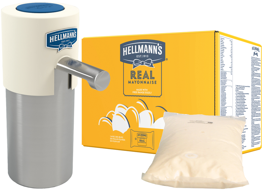 H&R Gastro Mayonnaise Beutel f. Dispenser Hellmann's 3x2,4lt