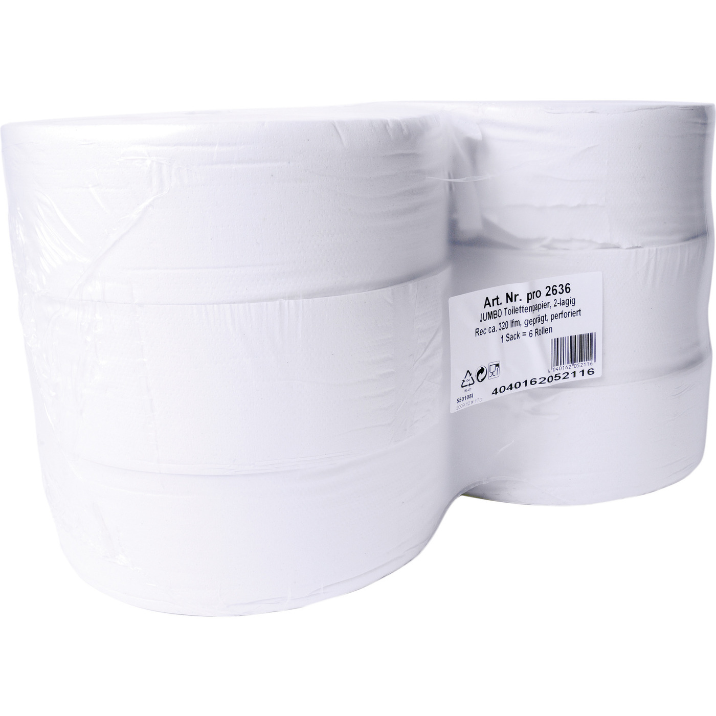 Tork Jumbo Toilettenpapier Natur T1, Universal, 1‑lagig, 6 × 480 m Tork Jumbo Toilettenpapier Natur T1, Universal, 1‑lagig, 6 × 480 m