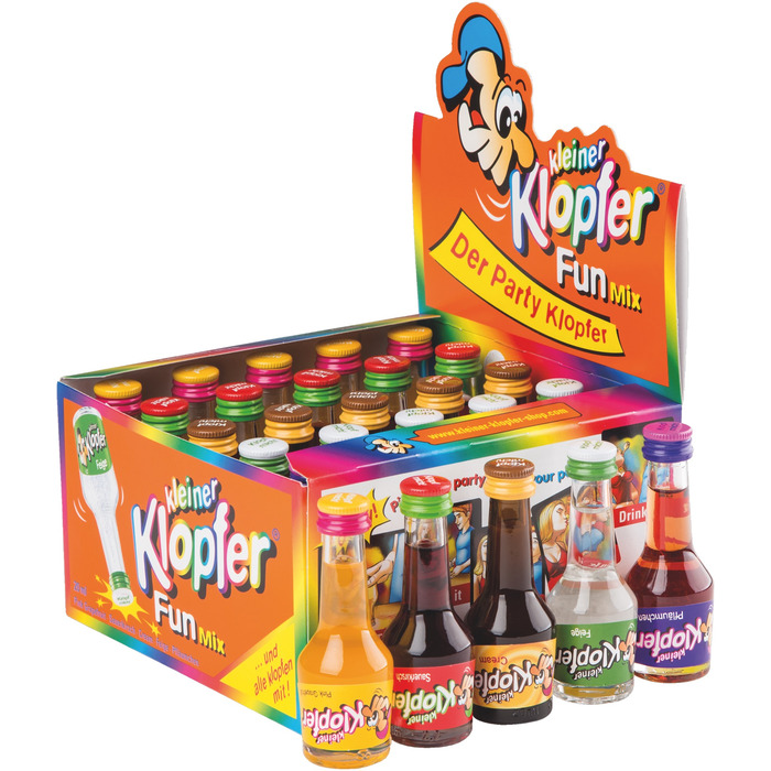 Transgourmet Österreich Klopfer Likör Mix Partyspirituose 25 x 0,02 l