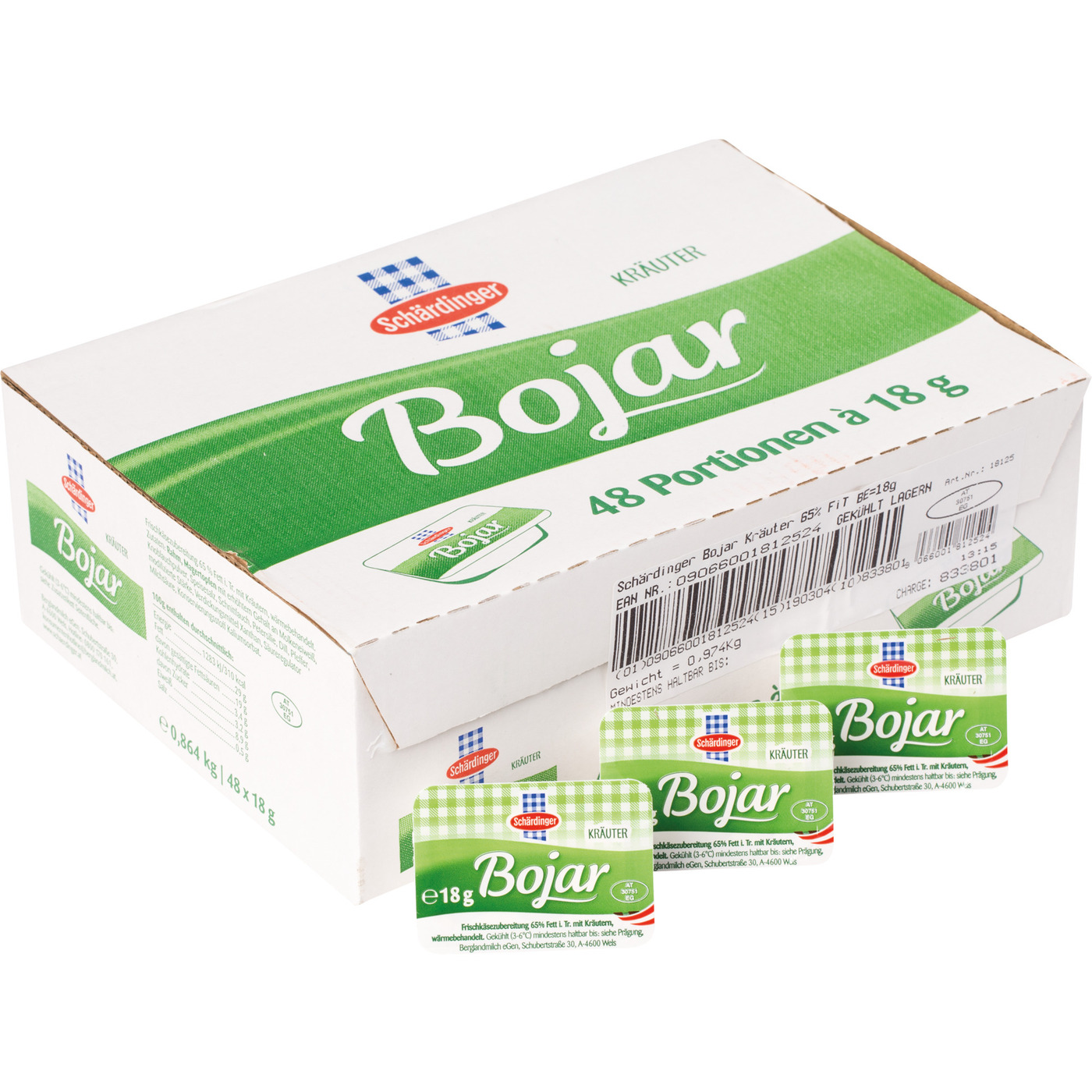 Transgourmet Österreich - Schärdinger Bojar Kräuter Portionen 65% Fett ...