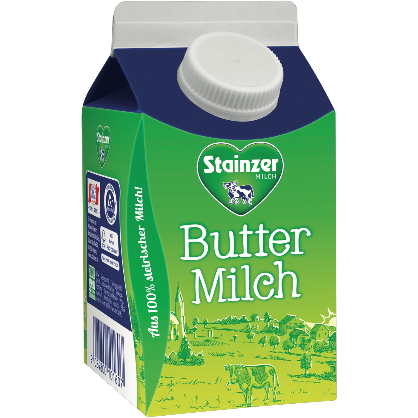 Transgourmet Österreich - Stainzer Buttermilch 0,9% Fett 0,5 l