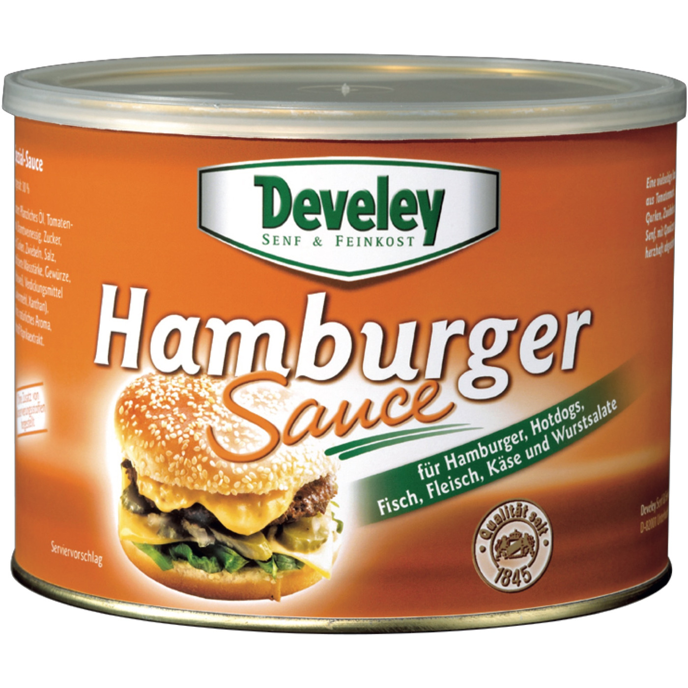 Transgourmet Österreich Develey Hamburger Sauce 2 kg