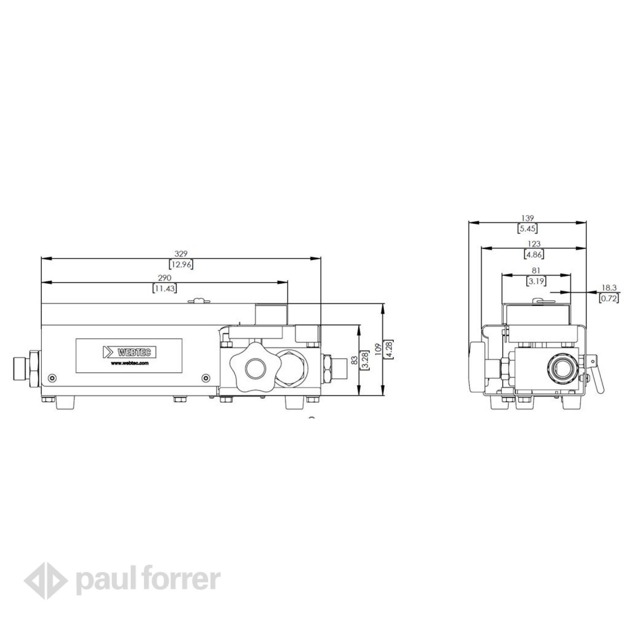 Paul Forrer AG - Reversibles Durchflussmessgerät RFIK 200