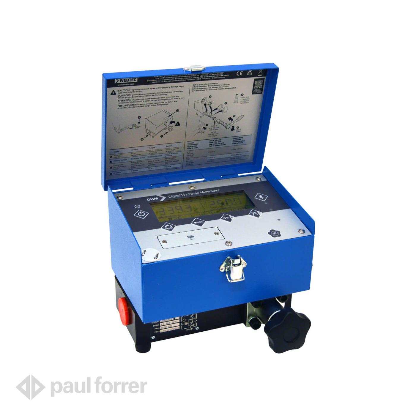 Paul Forrer AG - Digitaler Hydrauliktester DHM