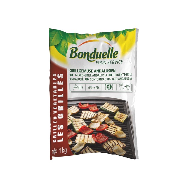 Transgourmet Österreich - Bonduelle Grillgemüse Andalusien tiefgekühlt 1kg